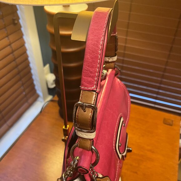 COACH Willis Leather Bag in Pink Colorblock w/ LTD. Edition Legacy Lining 19031 - Picture 9 of 16